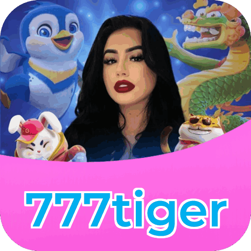 Interface do aplicativo 777tiger mostrando jogos disponíveis no iOS e Android
